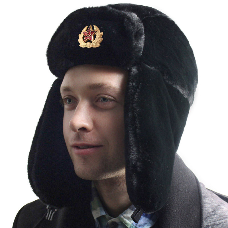 Trapper Hat Ear Flap - Russian Hats Ushanka Trooper Trapper Hat