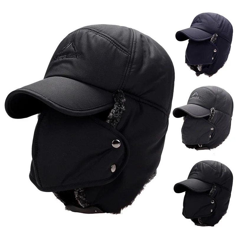 Winter Fur Warm Windproof Hat  - Trapper Hat Ear Flap ulasan dan harga