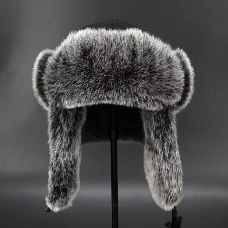 X5XA Adult Furry Lined Trapper - Trapper Hat Ear Flap ulasan dan harga