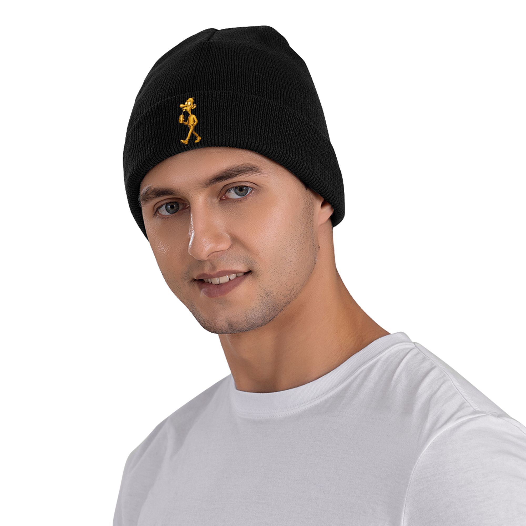 Golden Neegy Meme Funny Intern - Beanie Cuffed Knit ulasan dan harga