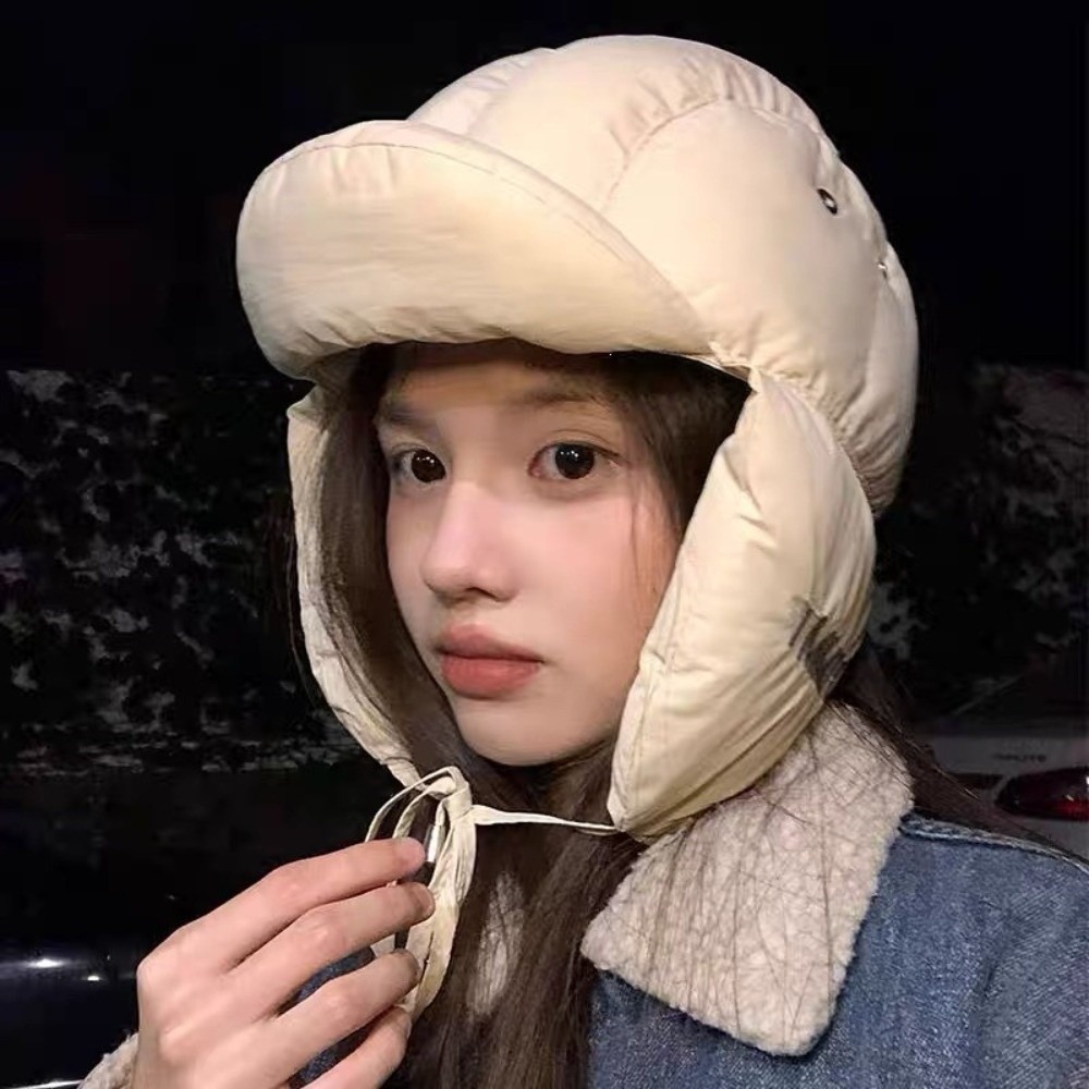 Retro Thickened Lining Pullove - Trapper Hat Ear Flap ulasan dan harga