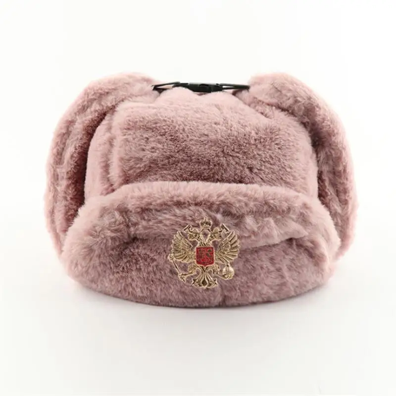 Soviet Badge Ushanka Men&Women - Trapper Hat Ear Flap ulasan dan harga