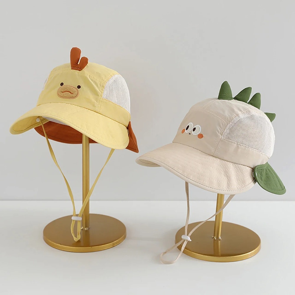 Cute Cartoon Baby Beach Hat wi - Visor Sun Hat ulasan dan harga